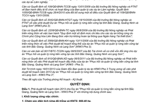 Quyết định 208/QĐ-DALN-KHKT 2013 Phục hồi quản lý rừng bền vững Bắc Giang Quảng Ninh Lạng Sơn KfW3 Pha 3