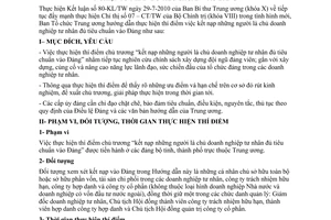 Hướng dẫn 17-HD/BTCTW 2013 kết nạp chủ doanh nghiệp tư nhân đủ tiêu chuẩn vào Đảng