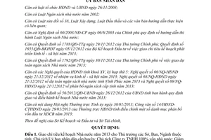 Quyết định 02/2013/QĐ-UBND Chỉ tiêu kế hoạch Nhà nước năm 2013 tỉnh Vĩnh Phúc