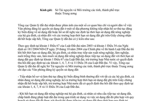 Công văn 155/TCQLĐĐ-CĐKTK tiếp tục sử dụng đất nông nghiệp hộ gia đình cá nhân