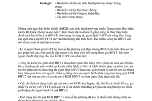 Công văn 717/BHXH-CSYT tăng cường thực hiện chính sách bảo hiểm y tế năm 2013