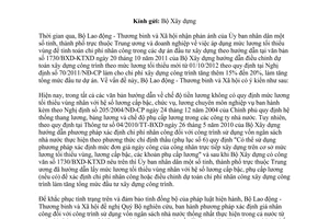 Công văn 499/LĐTBXH-LĐTL đề nghị hướng dẫn phương pháp xác định giá nhân công