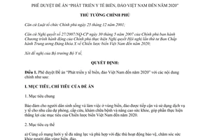 Quyết định 317/QĐ-TTg năm 2013 phê duyệt Đề án Phát triển y tế biển đảo Việt Nam