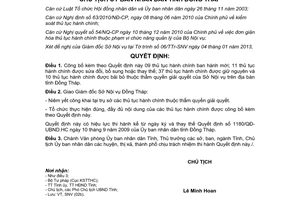 Quyết định 167/QĐ-UBND-HC 2013 công bố thủ tục hành chính mới sửa đổi bổ sung thay thế Sở Nội vụ Đồng Tháp