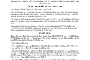 Quyết định 1185/QĐ-UBND năm 2013 bổ sung Quyết định 4641/QĐ-UBND Hà Nội