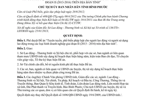 Quyết định 264/QĐ-UBND 2013 Tuyên tuyền phổ biến pháp luật cho người lao động