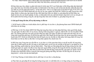 Chỉ thị 02/CT-UBND 2013 tháo gỡ khó khăn sản xuất kinh doanh hỗ trợ giải quyết nợ xấu Đà Nẵng