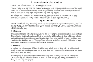 Quyết định 16/2013/QĐ-UBND sửa đổi chức năng nhiệm vụ Trung tâm Thông tin