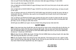 Quyết định 293/QĐ-UBND năm 2013 công bố thủ tục hành chính Bình Phước