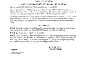 Quyết định 1502/QĐ-UBND năm 2013 phê duyệt Kế hoạch di dân tránh vùng thiên tai