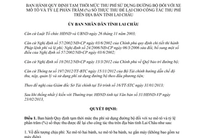 Quyết định 04/2013/QĐ-UBND Quy định tạm thời mức thu phí sử dụng đường bộ