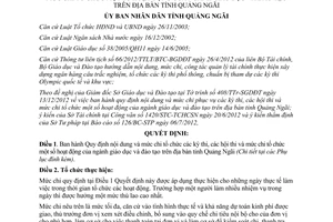 Quyết định 12/2013/QĐ-UBND Quy định nội dung mức chi tổ chức kỳ thi hội thi