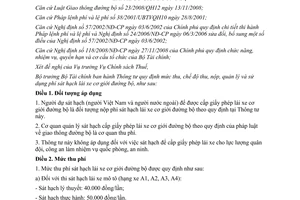 Thông tư 23/2013/TT-BTC mức thu chế độ thu nộp quản lý sử dụng phí sát hạch