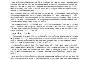 Hướng dẫn 279/HD-TLĐ tuyên truyền phòng chống tác hại của thuốc lá