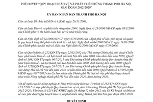 Quyết định 710/QĐ-UBND năm 2013 phê duyệt Quy hoạch bảo vệ phát triển rừng