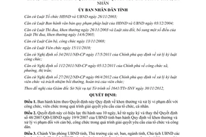 Quyết định 09/2013/QĐ-UBND khen thưởng và xử lý vi phạm công, viên chức