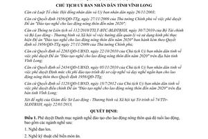 Quyết định 315/QĐ-UBND 2013 đào tạo nghề lao động nông thôn quá tuổi lao động