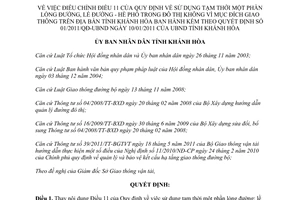 Quyết định 03/2013/QĐ-UBND điều chỉnh Quy định sử dụng tạm thời lòng lề đường