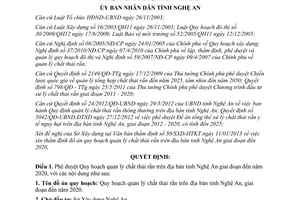 Quyết định 494/QĐ-UBND.ĐTXD năm 2013 phê duyệt Quy hoạch quản lý chất thải rắn