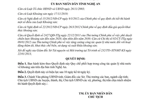 Quyết định 14/2013/QĐ-UBND Quy chế phối hợp trong công tác quản lý nhà nước