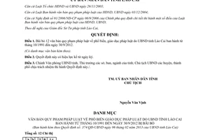 Quyết định 374/QĐ-UBND 2013 bãi bỏ văn bản về phổ biến pháp luật Lào Cai