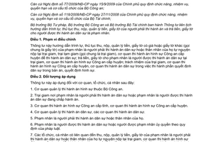 Thông tư liên tịch 07/2013/TTLT/BTP-BCA-BTC hướng dẫn thủ tục thu nộp tiền