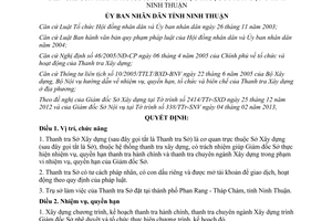 Quyết định 06/2013/QĐ-UBND quy định chức năng nhiệm vụ Thanh tra Sở Xây dựng