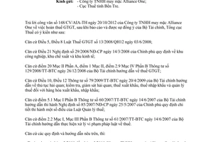 Công văn 662/TCT-KK  hoàn thuế giá trị gia tăng