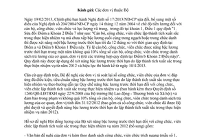 Công văn 640/LĐTBXH-TCCB thay đổi tỷ lệ công chức viên chức được nâng bậc lương