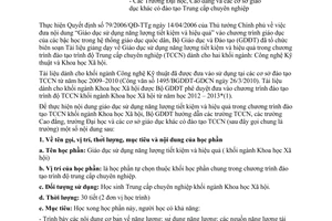 Công văn 1390/BGDĐT-GDCN hướng dẫn học phần Giáo dục sử dụng năng lượng