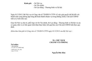 Công văn 569/UBND-NC chế độ với thanh niên xung phong Bắc Giang