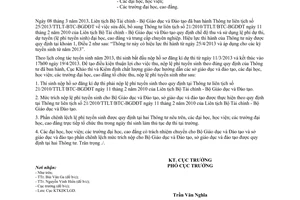 Công văn 244/KTKĐCLGD hướng dẫn thu lệ phí tuyển sinh đại học cao đẳng năm 2013