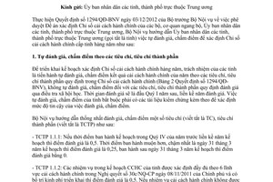 Công văn 932/BNV-CCHC hướng dẫn đánh giá chấm điểm xác định Chỉ số CCHC