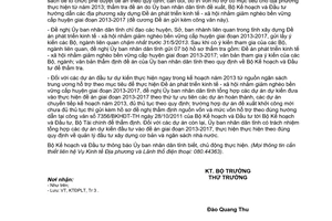 Công văn 1845/BKHĐT-KTĐPLT phát triển kinh tế-xã hội nhằm giảm nghèo nhanh bền vững cấp huyện 2013-2017
