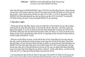 Công văn 1144/BHXH-TĐKT năm 2013 thi đua kỷ niệm ngày Bác Hồ ra Lời kêu gọi thi đua ái quốc