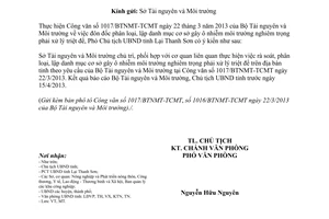 Công văn 722/UBND-MT rà soát cơ sở gây ô nhiễm môi trường nghiêm trọng Bắc Giang