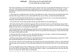 Công văn 1444/UBND-VX kiểm tra xử lý chấn chỉnh biển hiệu Hồ Chí Minh