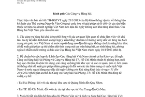 Công văn 802/CHHVN-VTDVHH giải pháp xử lý đối với tàu biển neo đậu dài ngày