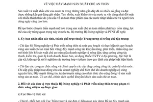 Chỉ thị 711/CT-BNN-BVTV năm 2013 đẩy mạnh sản xuất chè an toàn