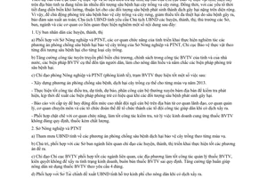 Chỉ thị 05/CT-UBND tăng cường bảo vệ thực vật 2013 Nghệ An