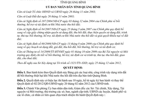 Quyết định 04/2013/QĐ-UBND Bảng giá nhà công trình xây dựng trên đất bồi thường