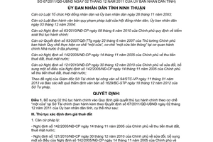 Quyết định 11/2013/QĐ-UBND bổ sung quy định giải quyết thủ tục hành chính