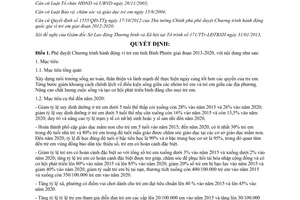 Quyết định 327/QĐ-UBND năm 2013 Chương trình hành động vì trẻ em tỉnh Bình Phước