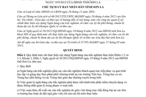 Quyết định 406/QĐ-UBND 2013 quy định mức chi xây dựng Ngân hàng câu trắc nghiệm