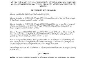 Quyết định 414/QĐ-UBND năm 2013 quy hoạch phát triển hệ thống kinh doah khí dầu