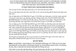 Quyết định 461/2013/QĐ-UBND sửa đổi Quyết định 1385/2009/QĐ-UBND phụ cấp cán bộ Hải Phòng