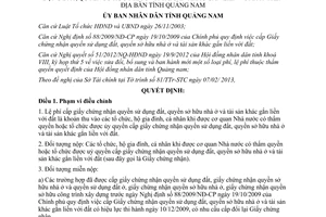 Quyết định 02/2013/QĐ-UBND thu nộp quản lý sử dụng lệ phí cấp giấy chứng nhận