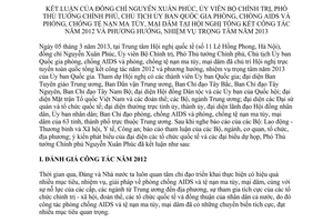 Thông báo 101/TB-VPCP kết luận đồng chí Nguyễn Xuân Phúc Ủy viên Bộ Chính trị