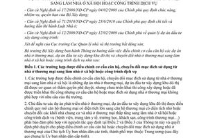 Thông tư 02/2013/TT-BXD điều chỉnh cơ cấu căn hộ dự án nhà ở thương mại