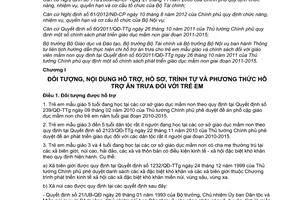 Thông tư liên tịch 09/2013/TTLT-BGDĐT-BTC-BNV hướng dẫn chi hỗ trợ ăn trưa